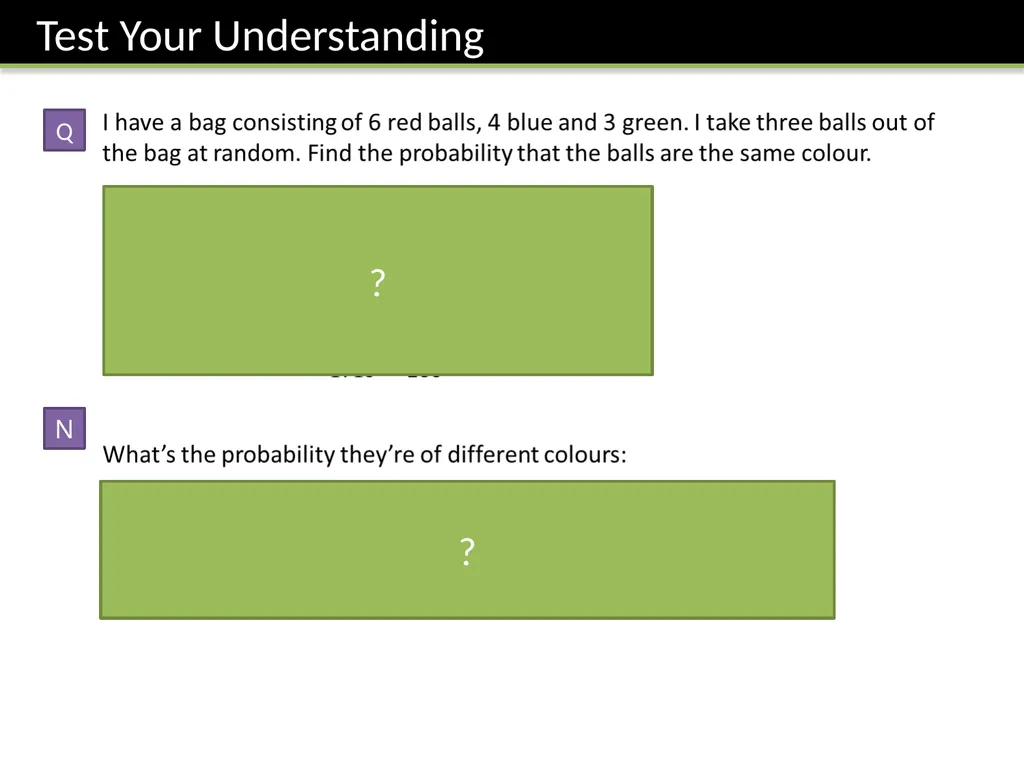 GCSE: Probability Dr J Frost - slide 32 of 41