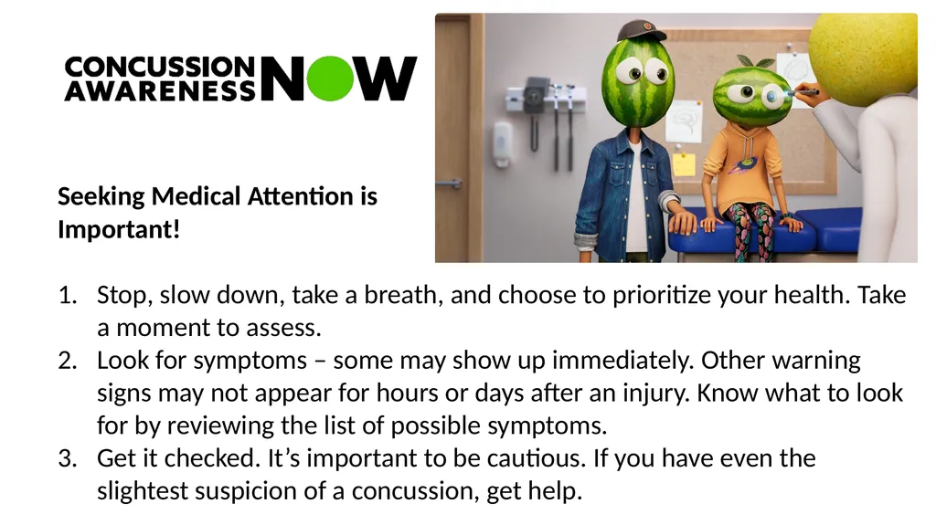 Concussion Conversation Presentation by ______ - slide 8 of 18