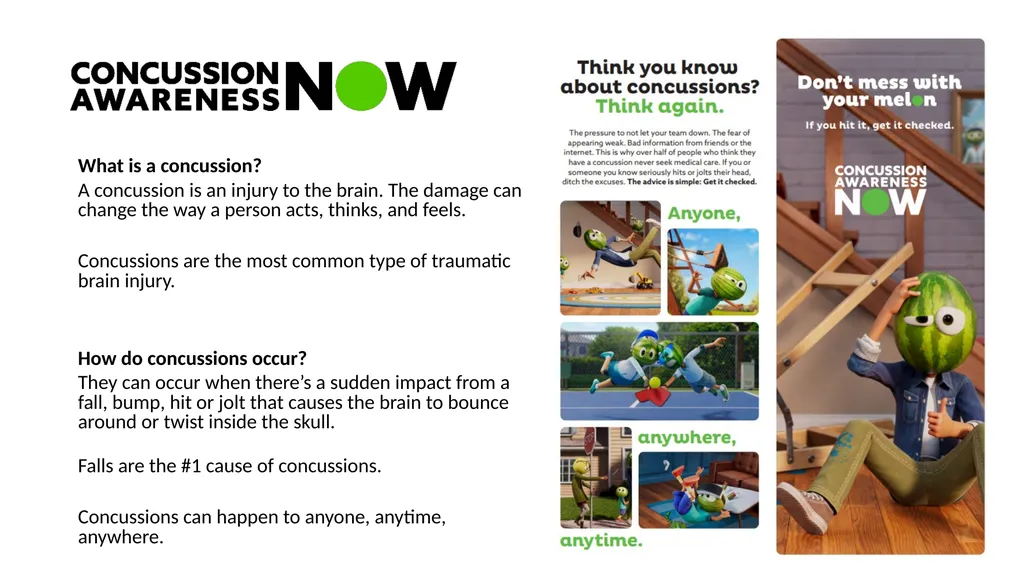Concussion Conversation Presentation by ______ - slide 5 of 18