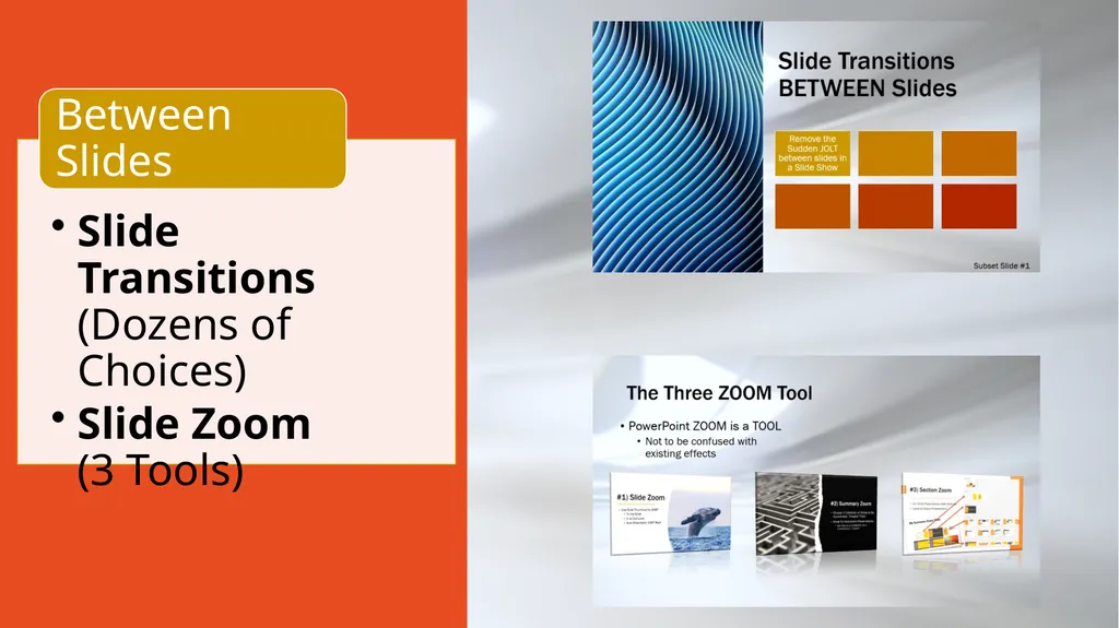 PowerPoint Motion Tools Which Tool to Use? The - slide 8 of 41