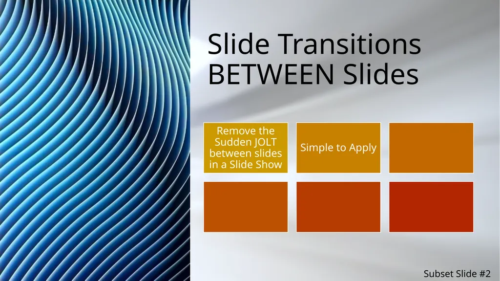 PowerPoint Motion Tools Which Tool to Use? The - slide 10 of 41