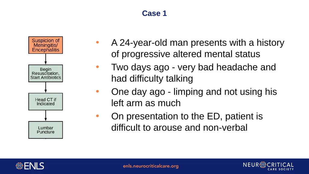 ENLS Version 5.0 Meningitis And Encephalitis - slide 6 of 39