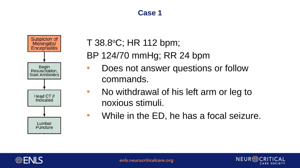 ENLS Version 5.0 Meningitis And Encephalitis - slide 7 of 39