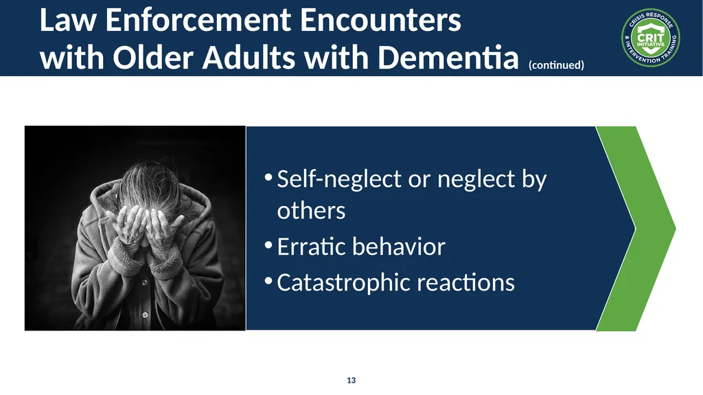 Neurocognitive Disorders Module Overview What are - slide 13 of 20