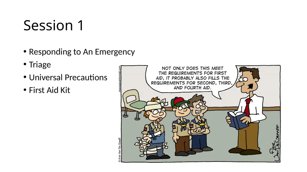 First Aid Merit Badge Session 1 Welcome! - slide 3 of 25
