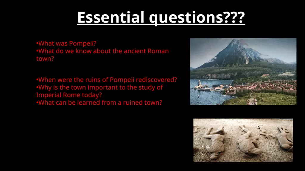 THE LOST CITY 79 A.D. What was Pompeii? What do - slide 2 of 30