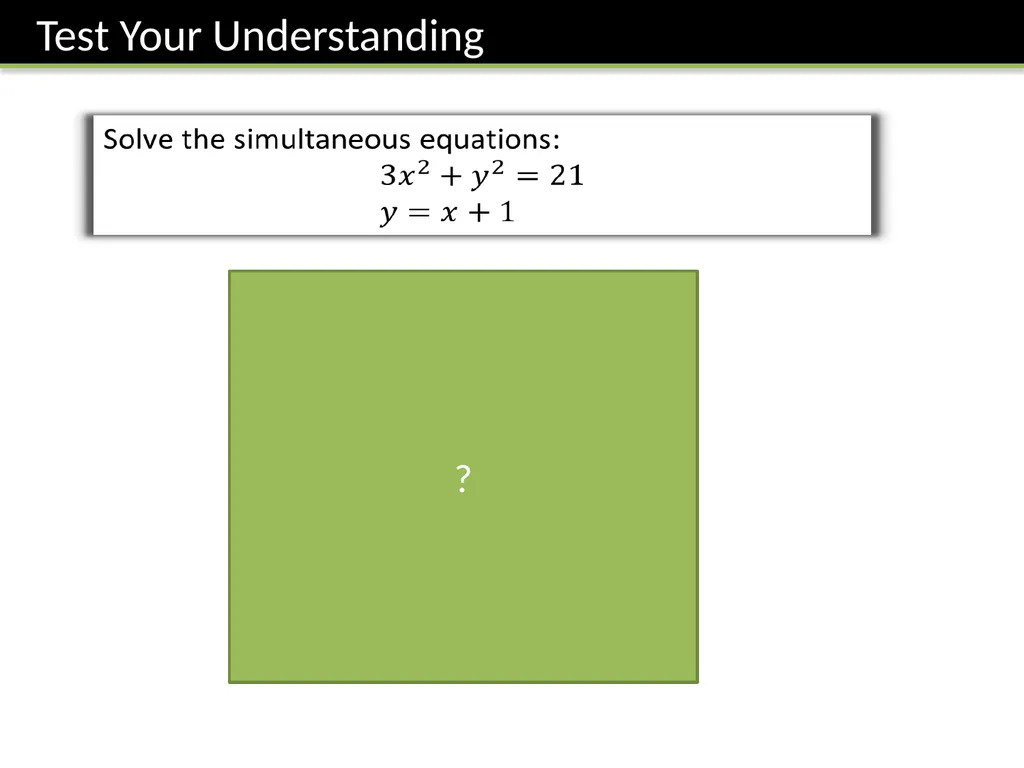 P1 Chapter 3 :: Equations and Inequalities - slide 7 of 26