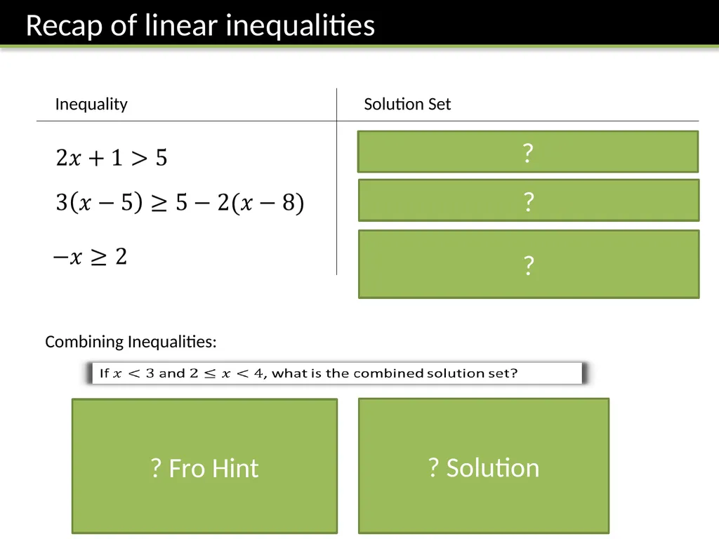 P1 Chapter 3 :: Equations and Inequalities - slide 17 of 26
