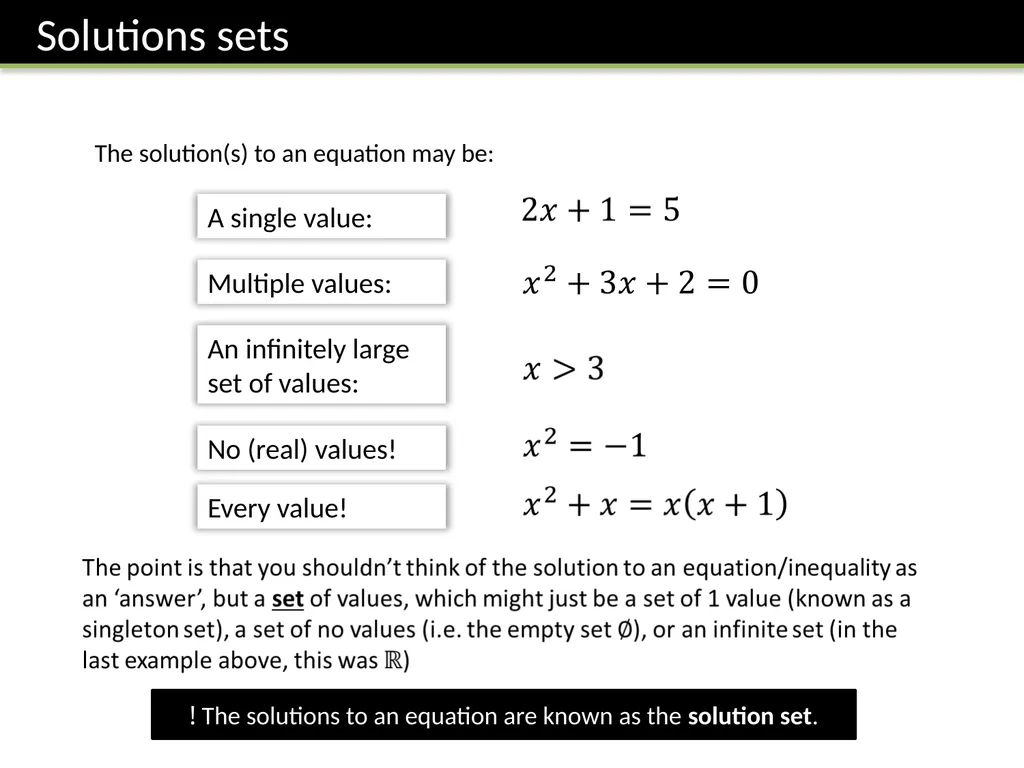 P1 Chapter 3 :: Equations and Inequalities - slide 4 of 26