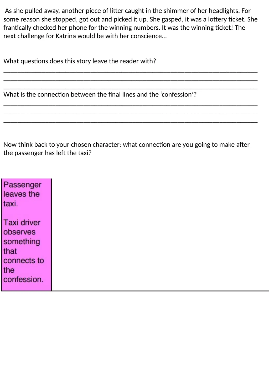 GCSE Language Paper 1 Section B (Creative Writing) - slide 42 of 49