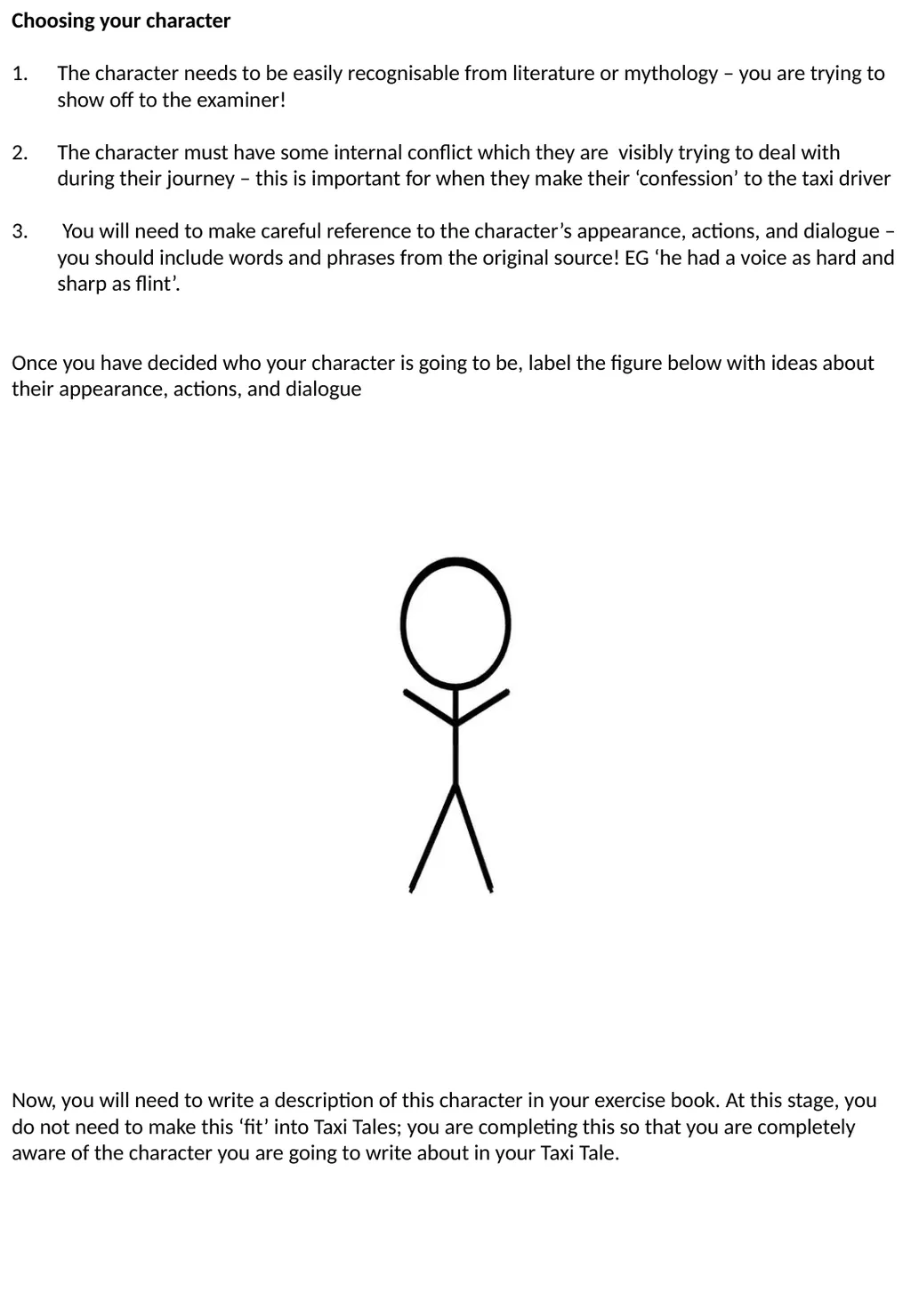 GCSE Language Paper 1 Section B (Creative Writing) - slide 26 of 49