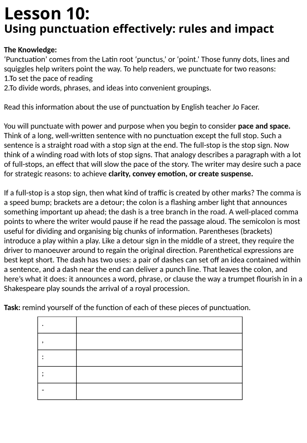 GCSE Language Paper 1 Section B (Creative Writing) - slide 36 of 49