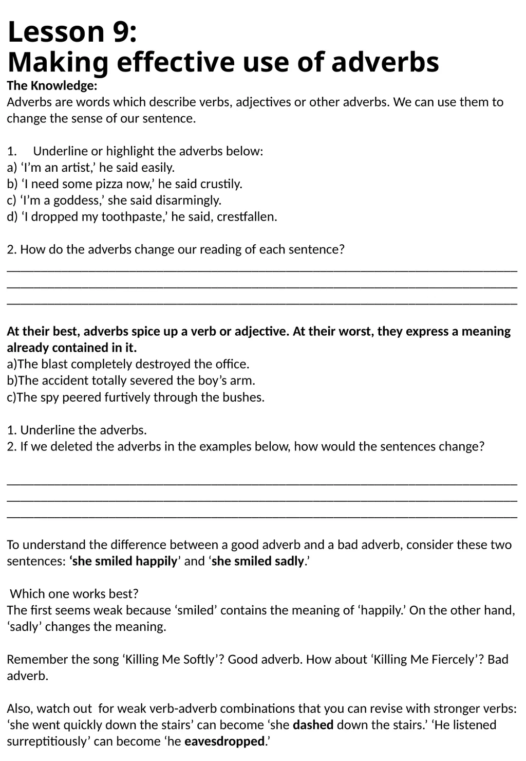 GCSE Language Paper 1 Section B (Creative Writing) - slide 34 of 49
