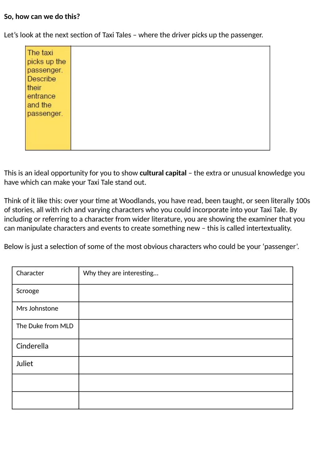 GCSE Language Paper 1 Section B (Creative Writing) - slide 22 of 49