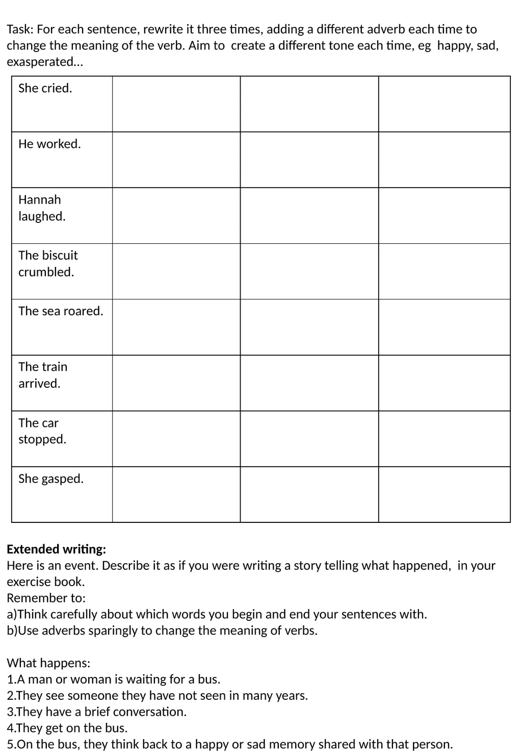 GCSE Language Paper 1 Section B (Creative Writing) - slide 35 of 49