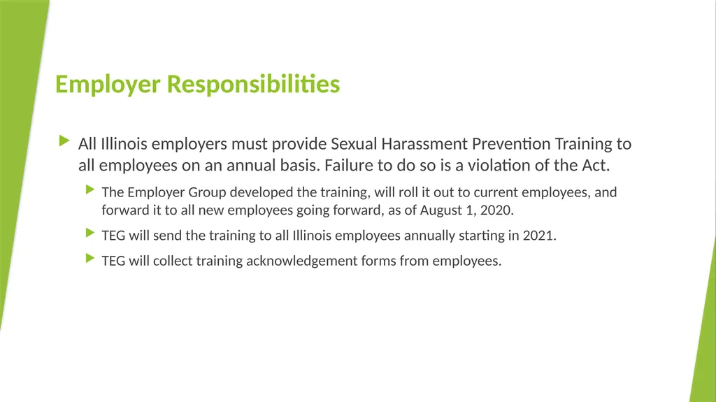 For Illinois Supervisors Sexual Harassment - slide 4 of 16