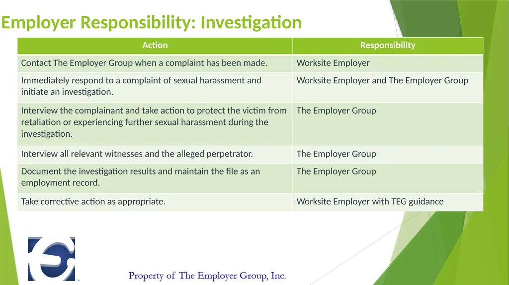 For Illinois Supervisors Sexual Harassment - slide 14 of 16