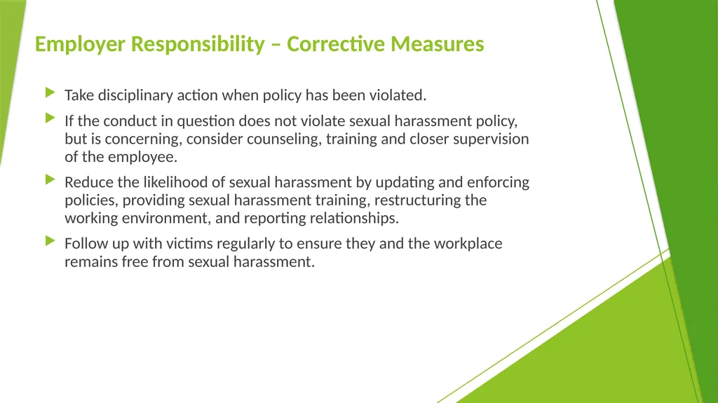 For Illinois Supervisors Sexual Harassment - slide 15 of 16