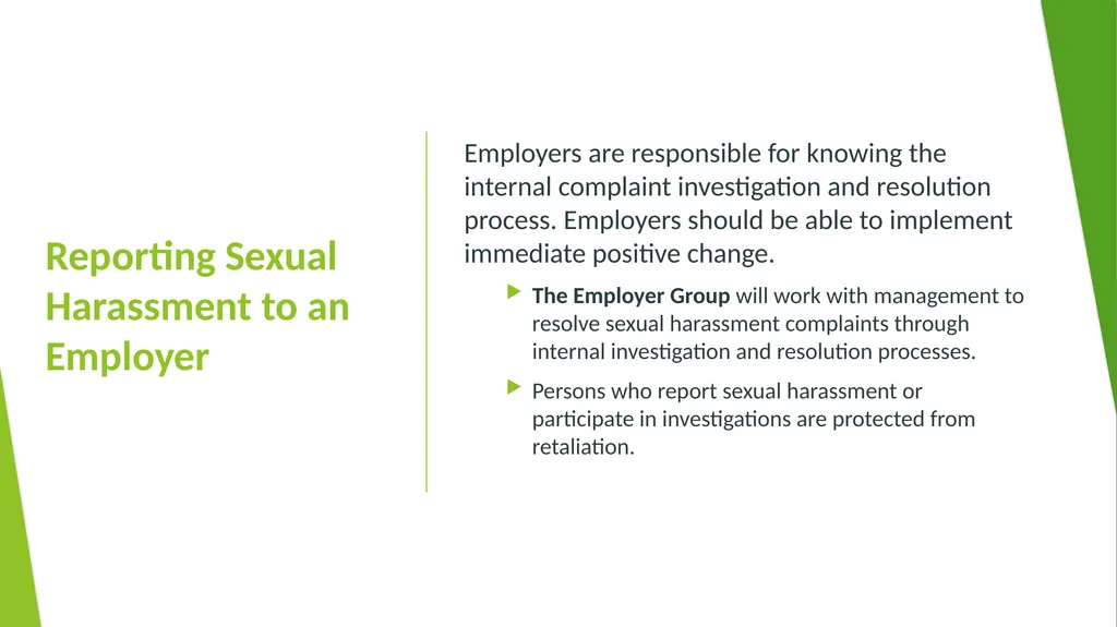 For Illinois Supervisors Sexual Harassment - slide 11 of 16