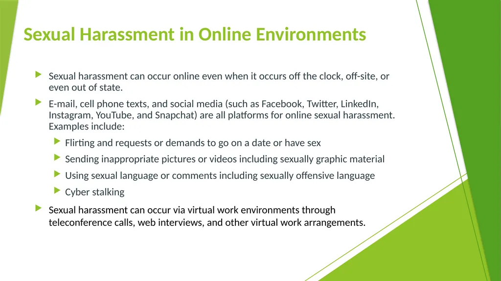 For Illinois Supervisors Sexual Harassment - slide 10 of 16