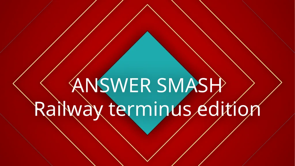 ANSWER SMASH ANSWER SMASH This is the final round. - slide 36 of 39