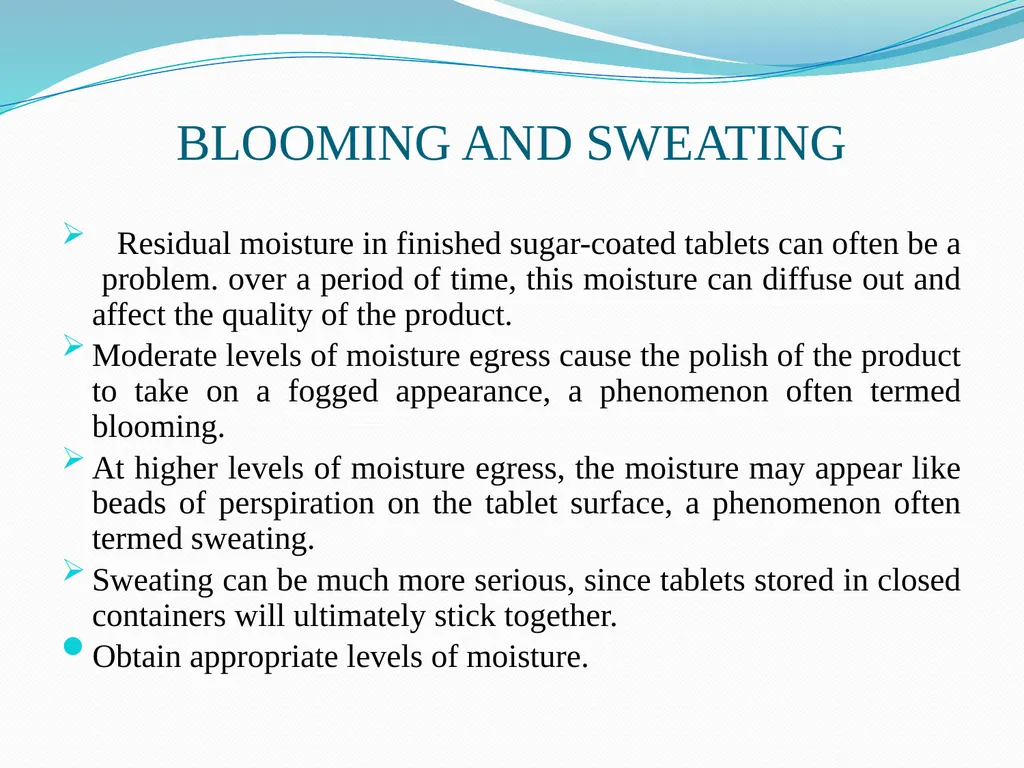 Seminar on DEFECTS IN TABLETS BY ARJUN NARALA - slide 23 of 36