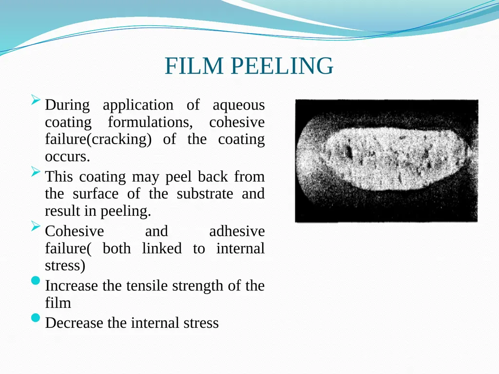 Seminar on DEFECTS IN TABLETS BY ARJUN NARALA - slide 30 of 36