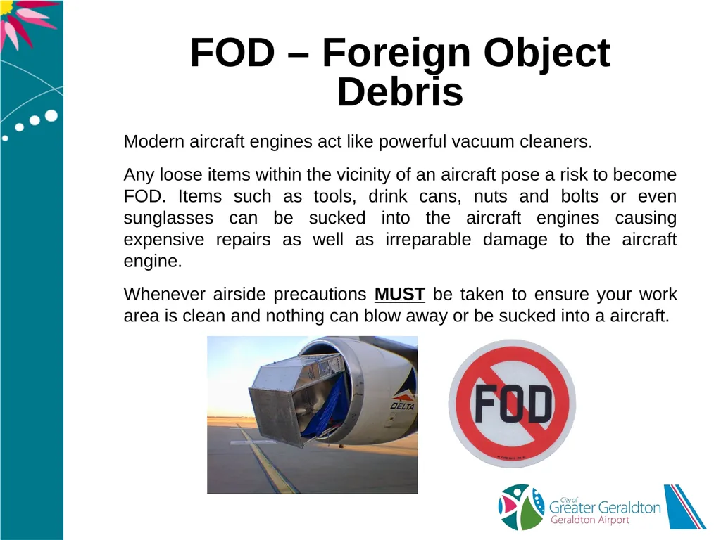 Geraldton Airport Airside Landside Induction - slide 34 of 40