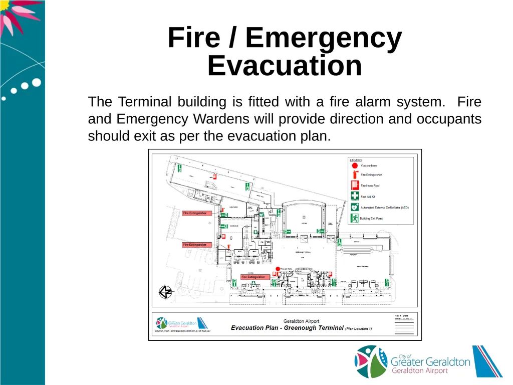Geraldton Airport Airside Landside Induction - slide 8 of 40