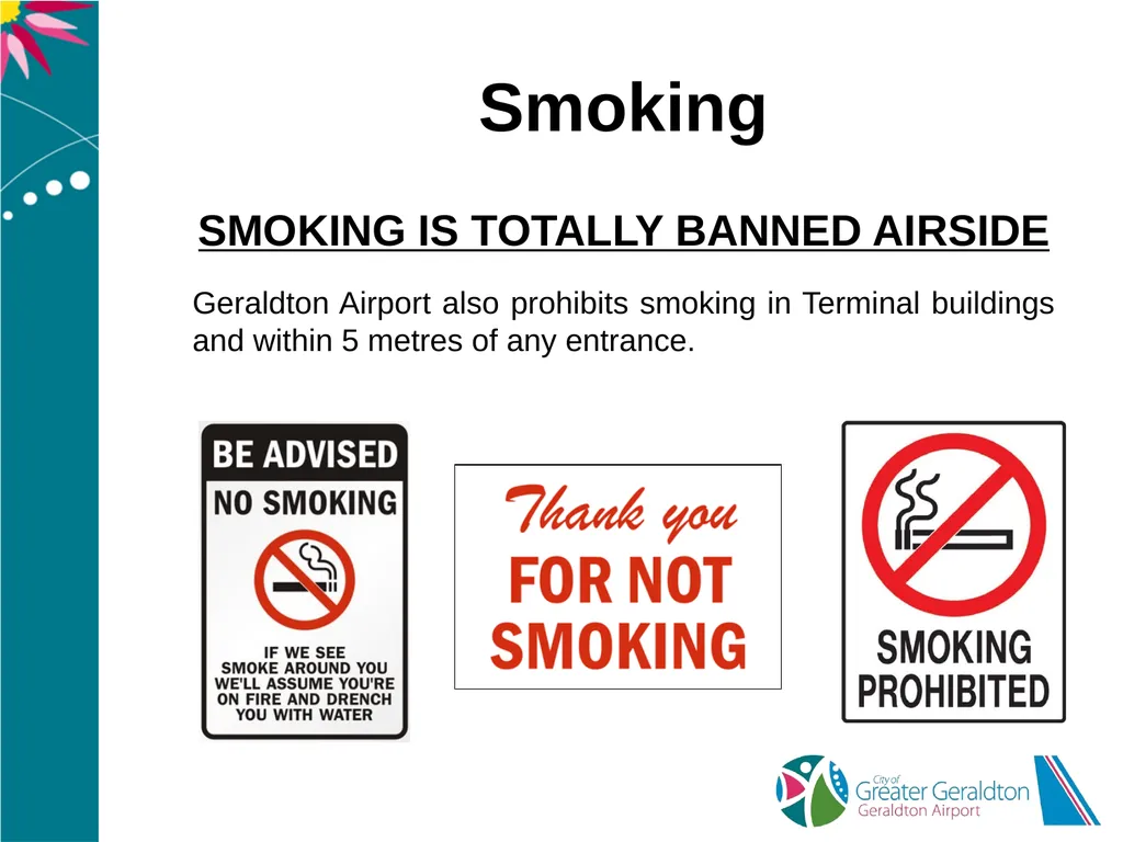 Geraldton Airport Airside Landside Induction - slide 28 of 40