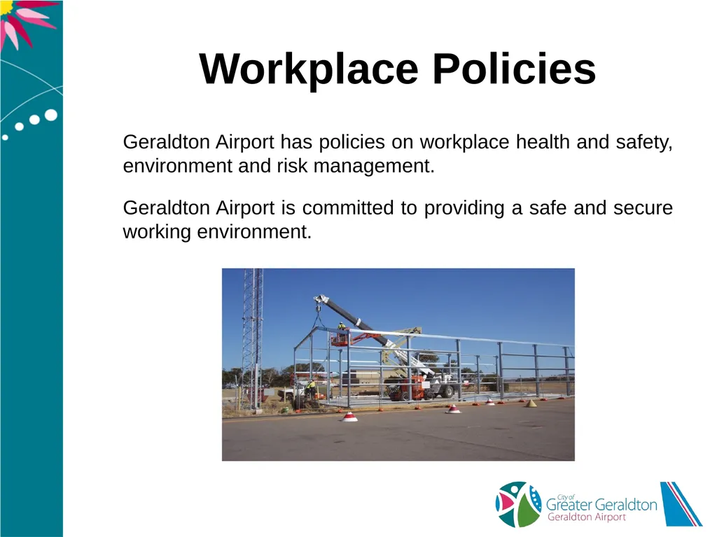 Geraldton Airport Airside Landside Induction - slide 3 of 40