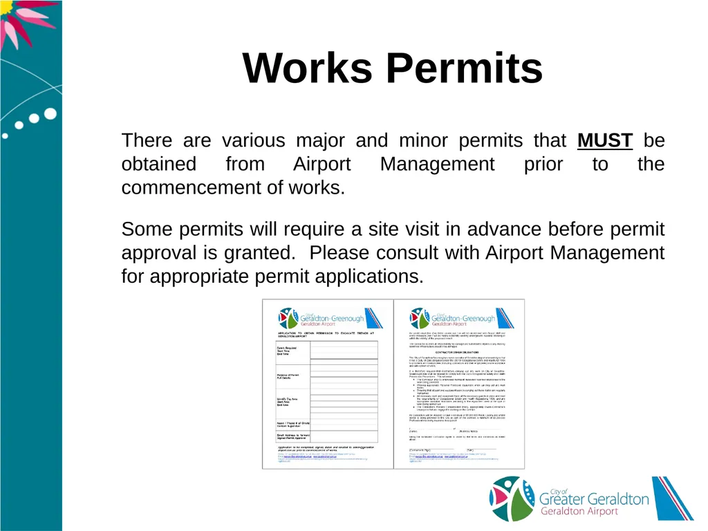 Geraldton Airport Airside Landside Induction - slide 16 of 40