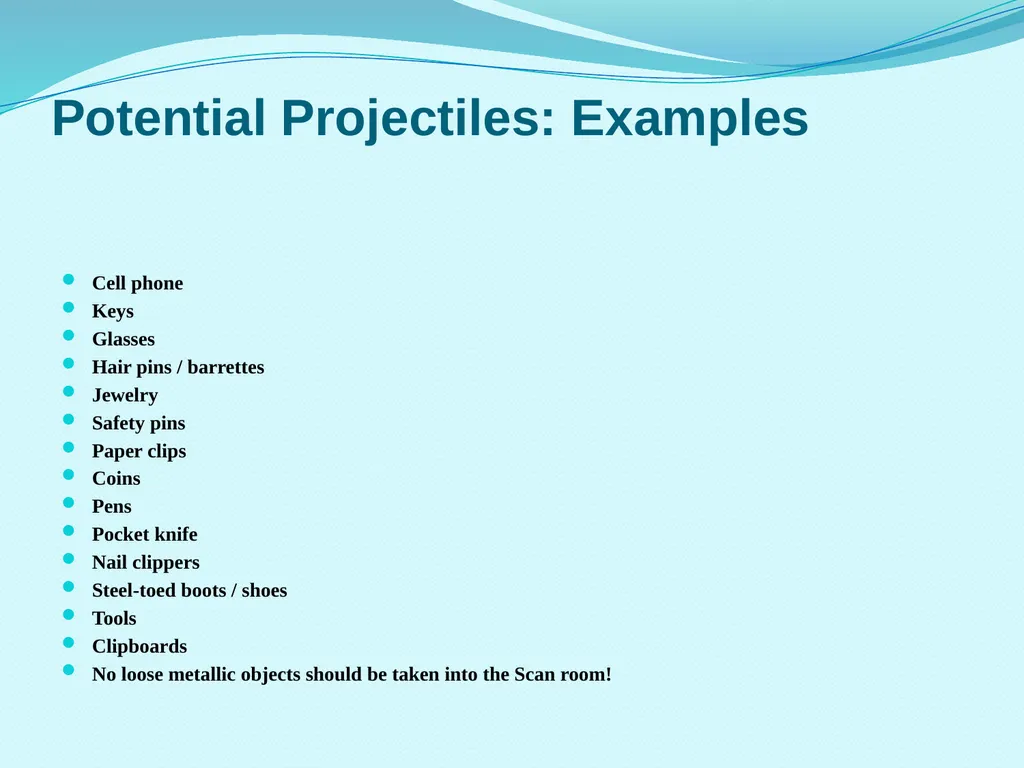 MRI Safety Training Safety Background The MRI - slide 9 of 20