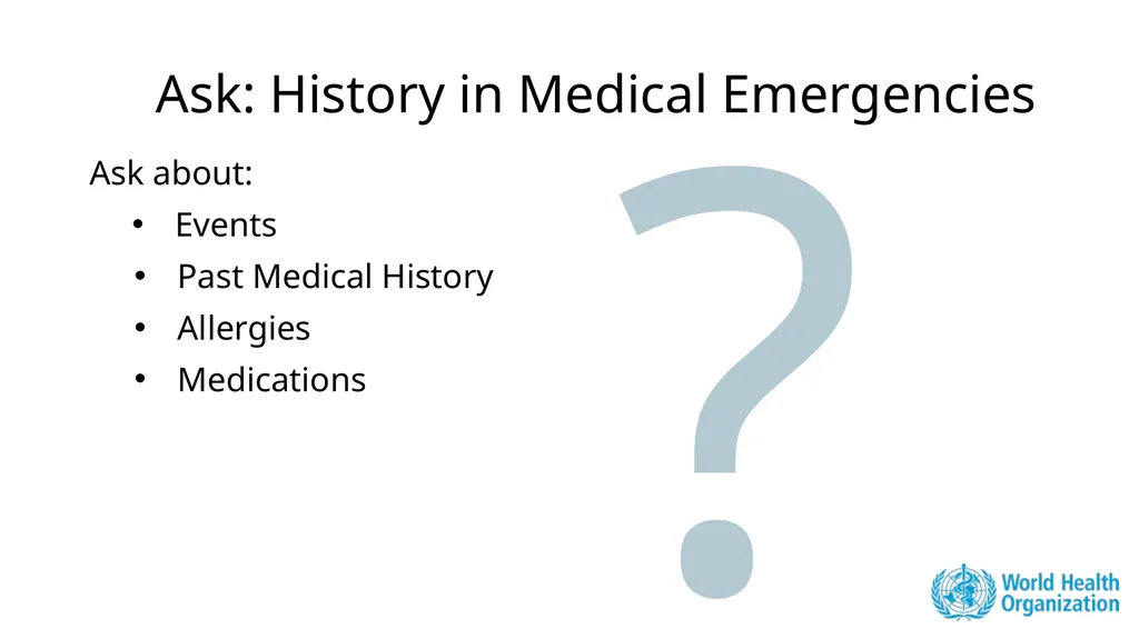 Module 3: CABCDE Approach Community First Aid - slide 46 of 51
