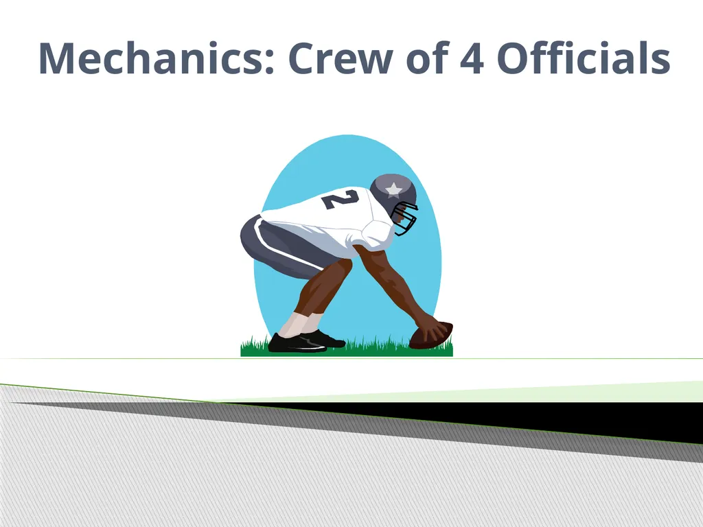 Approved Football Officiating Mechanics Goal Line, - slide 41 of 72