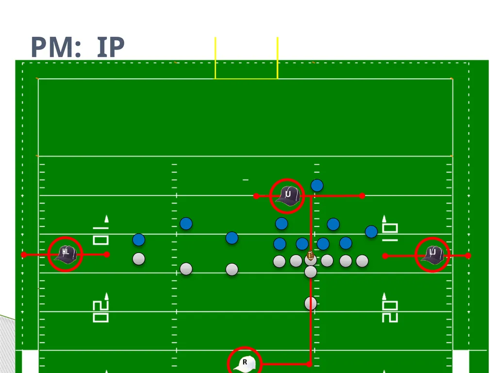 Approved Football Officiating Mechanics Goal Line, - slide 57 of 72