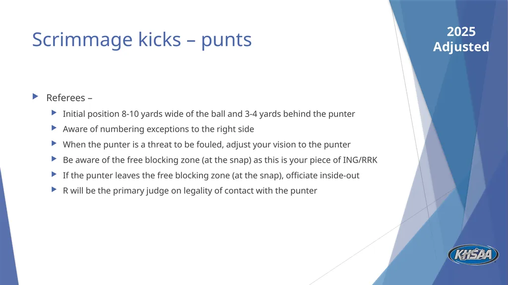 FB Mechanics Considerations, Emphasis, and - slide 21 of 27