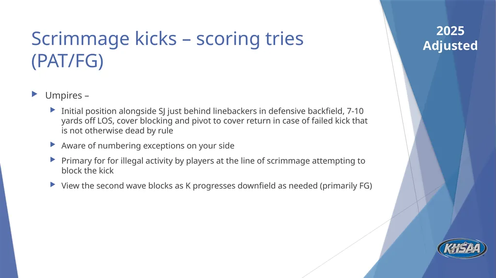FB Mechanics Considerations, Emphasis, and - slide 25 of 27
