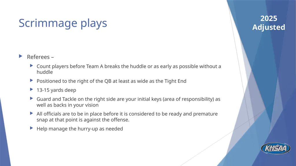 FB Mechanics Considerations, Emphasis, and - slide 4 of 27