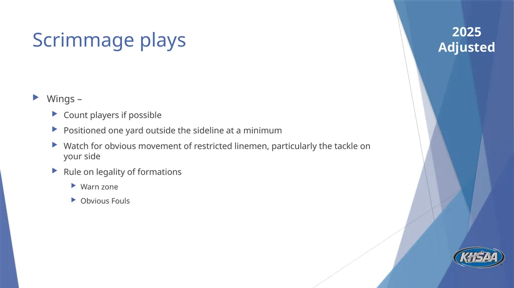 FB Mechanics Considerations, Emphasis, and - slide 6 of 27