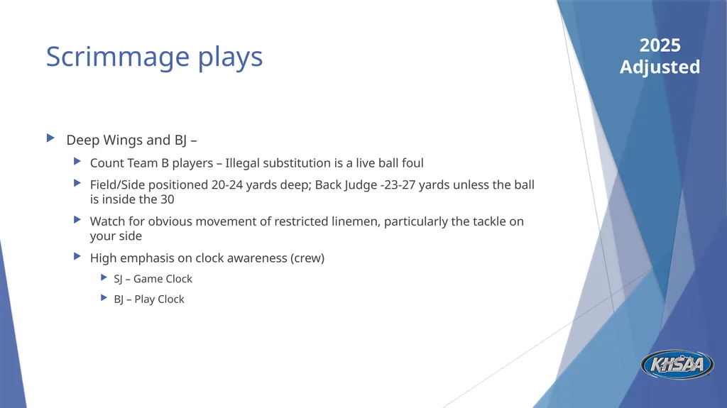 FB Mechanics Considerations, Emphasis, and - slide 7 of 27