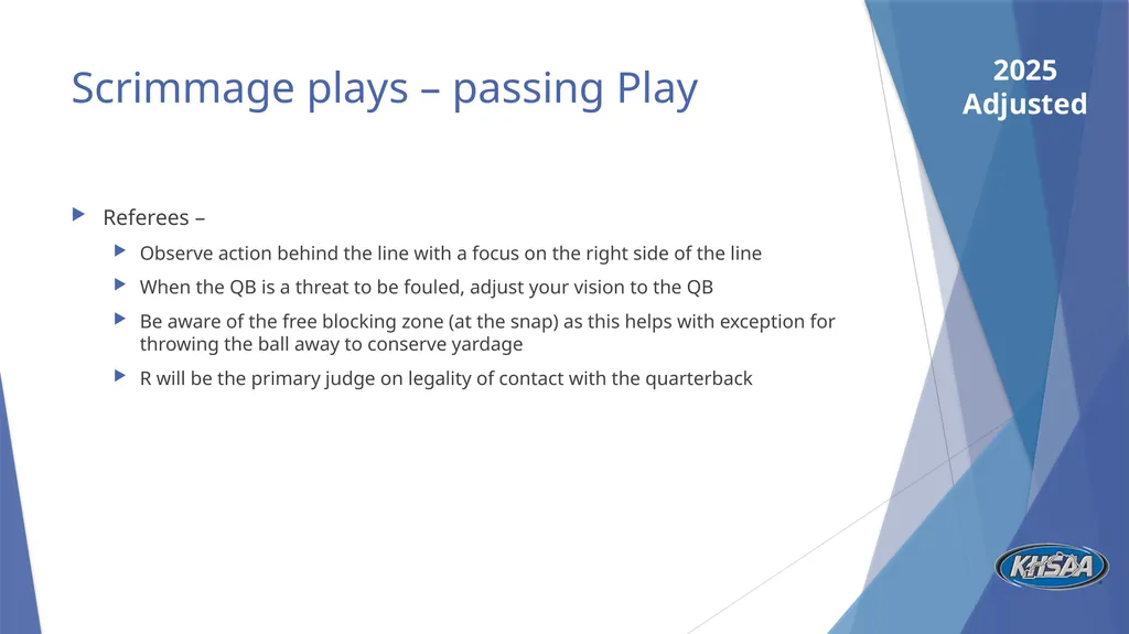 FB Mechanics Considerations, Emphasis, and - slide 12 of 27