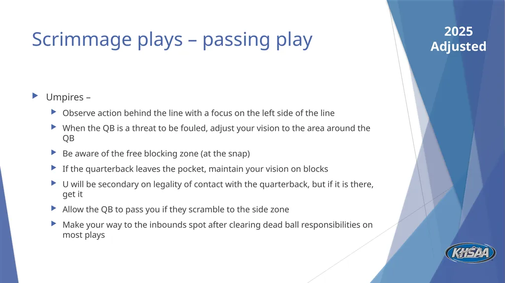 FB Mechanics Considerations, Emphasis, and - slide 13 of 27