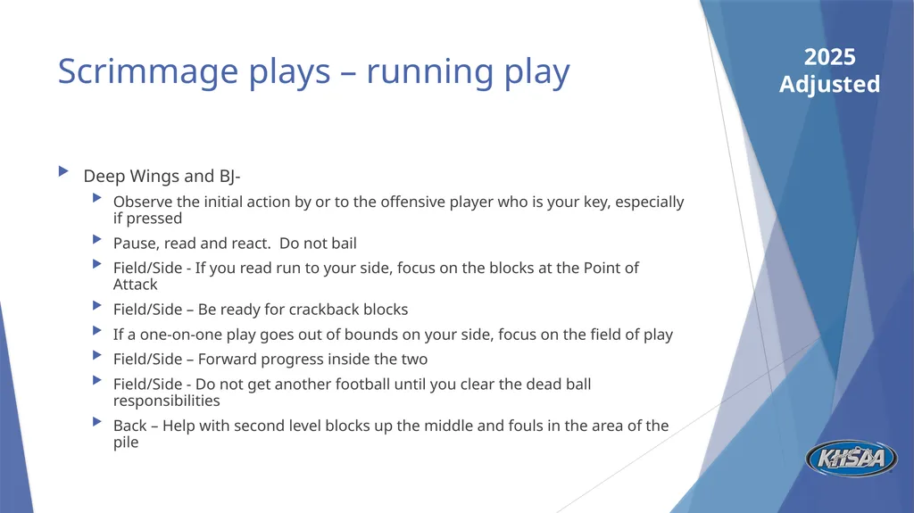 FB Mechanics Considerations, Emphasis, and - slide 11 of 27
