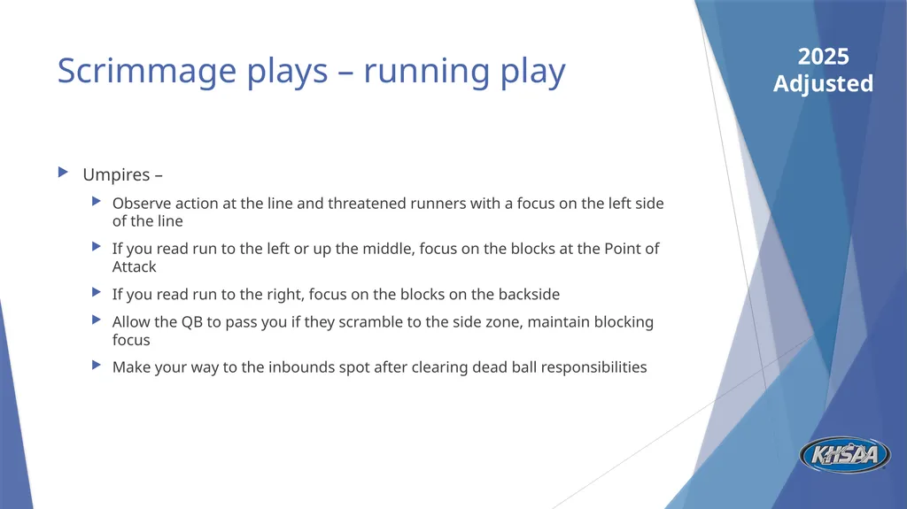 FB Mechanics Considerations, Emphasis, and - slide 9 of 27