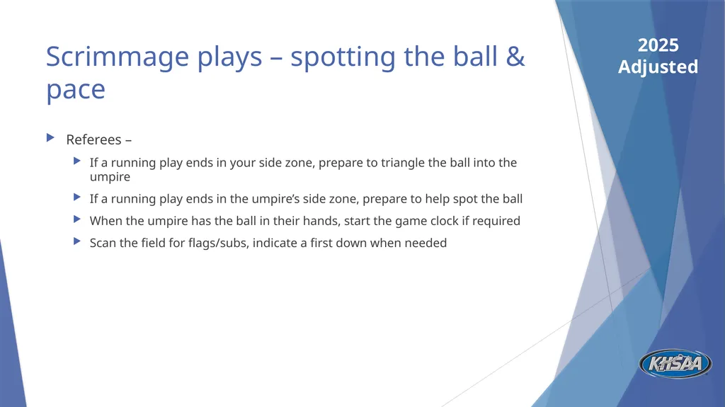 FB Mechanics Considerations, Emphasis, and - slide 16 of 27