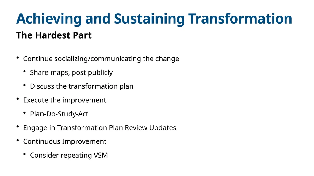 Your Name and Date Here Value Stream Mapping - slide 23 of 26