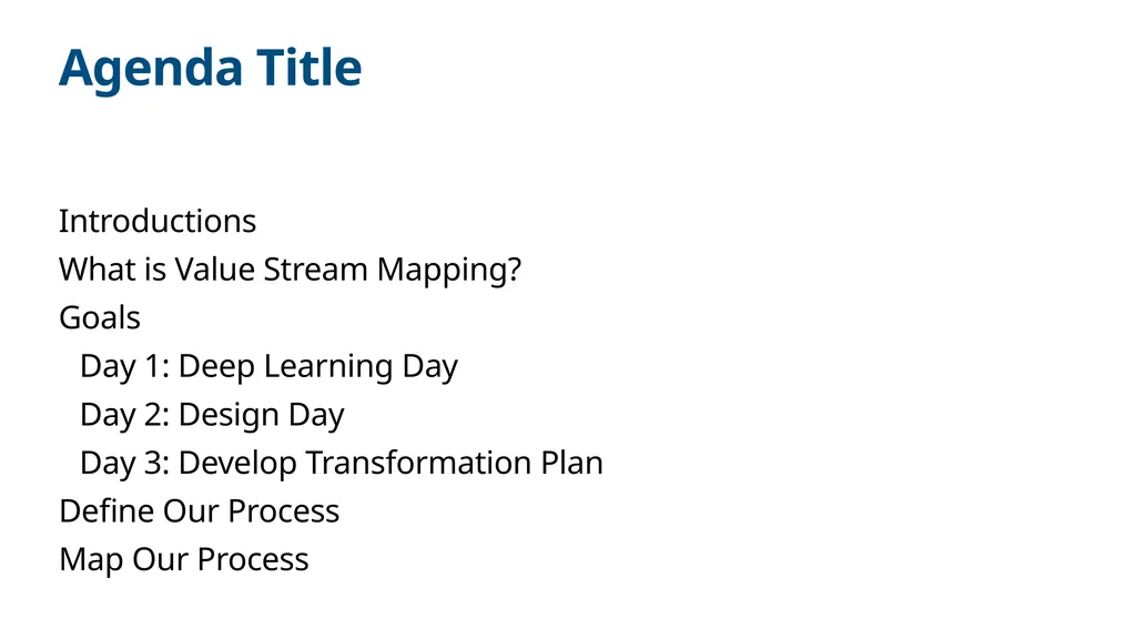 Your Name and Date Here Value Stream Mapping - slide 2 of 26