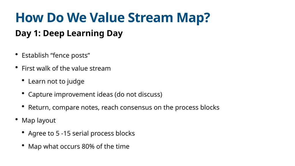 Your Name and Date Here Value Stream Mapping - slide 13 of 26