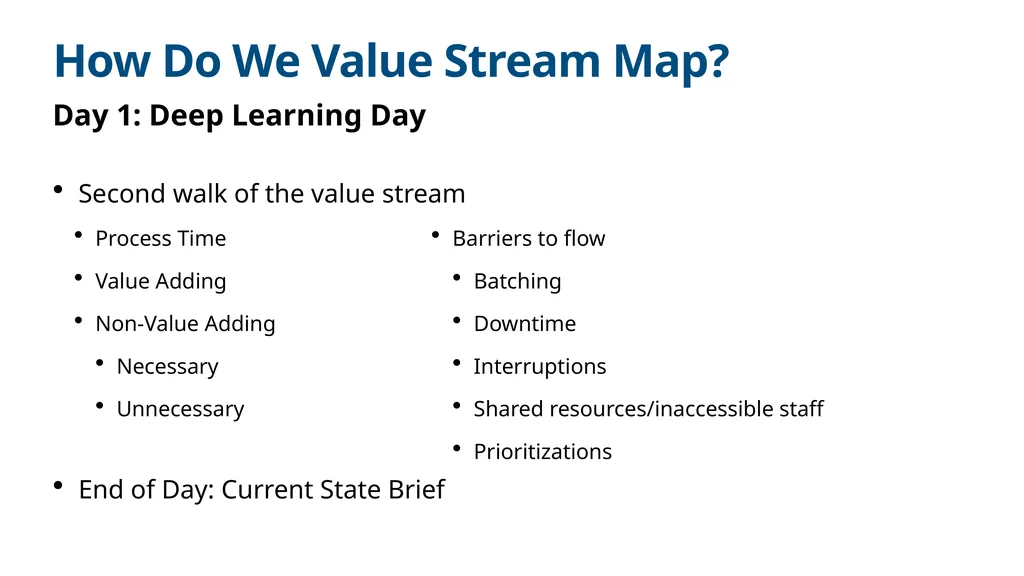 Your Name and Date Here Value Stream Mapping - slide 14 of 26